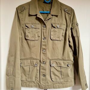 Guide Series Men's Green Field Jacket with Utility Design